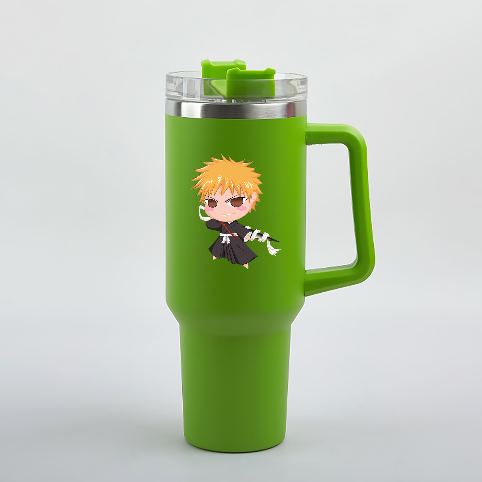 （画像用） ブリーチ 黒崎一護（くろさき いちご）BLEACH Kurosaki Ichigo 1200mL車用タンブラー（カラープリント）